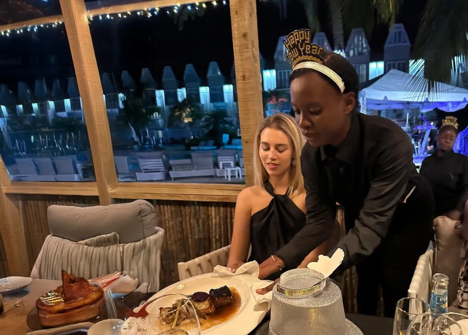Private cabana event at Ti Bananne